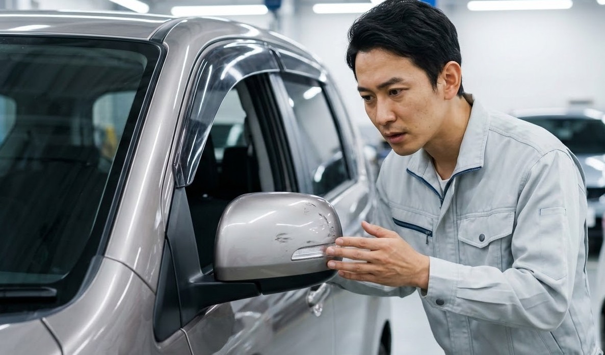 サイドミラー片方が動かない！モーター音の原因と解決策