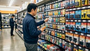 シガーソケットの修理をオートバックスで