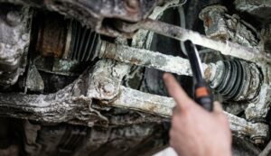 融雪剤の塩害が原因となるケース